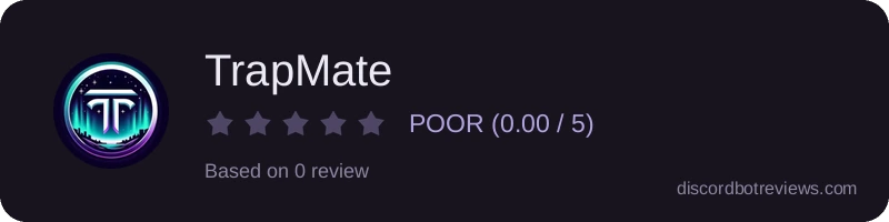 Rating widget preview for TrapMate