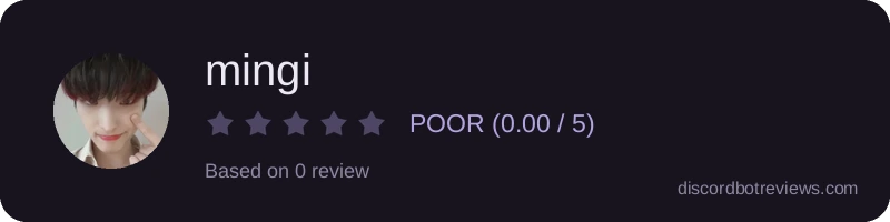 Rating banner for mingi