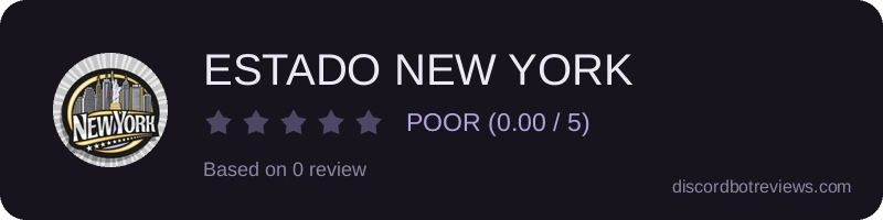 Rating widget preview for ESTADO NEW YORK
