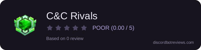 Rating widget preview for C&C Rivals