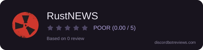 Rating banner for RustNEWS