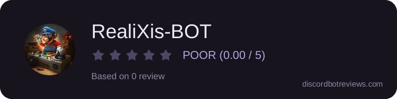 Rating widget preview for RealiXis-BOT