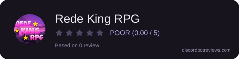 Rating widget preview for Rede King RPG