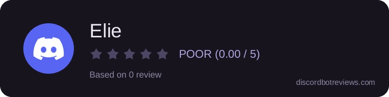 Rating widget preview for Elie