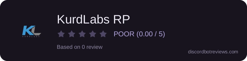 Rating widget preview for KurdLabs RP