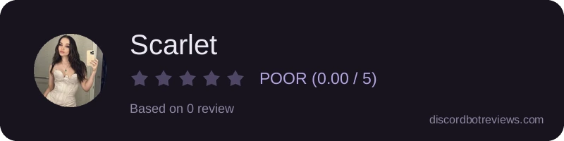 Rating widget preview for Scarlet 