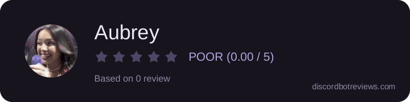 Rating widget preview for Aubrey 