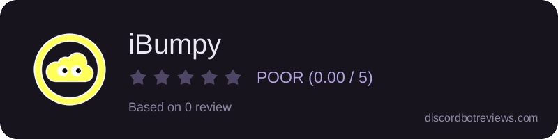 Rating widget preview for iBumpy