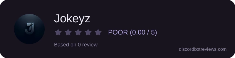 Rating widget preview for Jokeyz