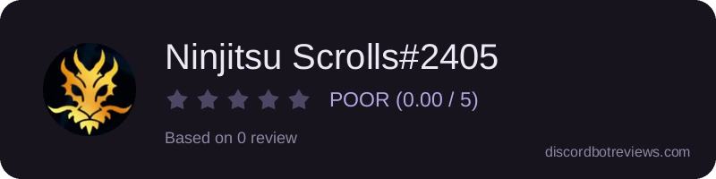 Rating widget preview for Ninjitsu Scrolls#2405
