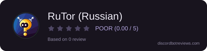 Rating widget preview for RuTor (Russian)