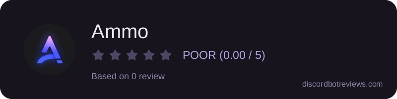 Rating widget preview for Ammo