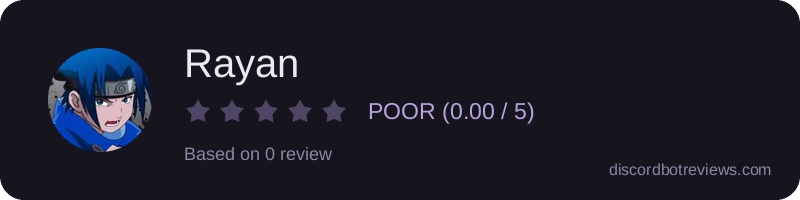 Rating widget preview for Rayan