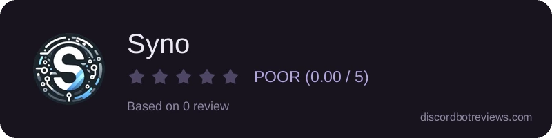 Rating widget preview for Syno