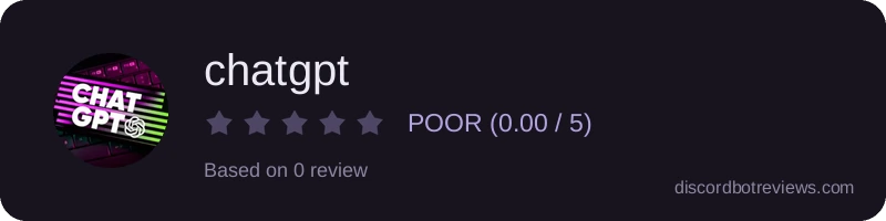 Rating widget preview for chatgpt