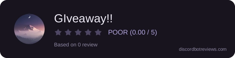 Rating widget preview for GIveaway!!