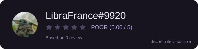 Rating widget preview for LibraFrance#9920