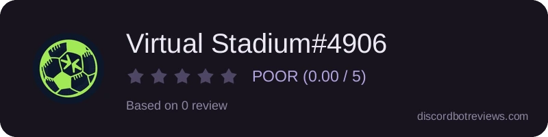 Rating widget preview for Virtual Stadium#4906