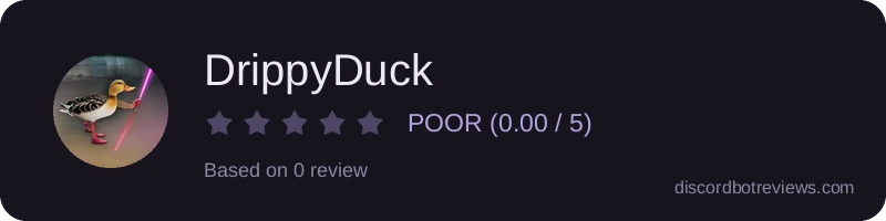 Rating widget preview for DrippyDuck