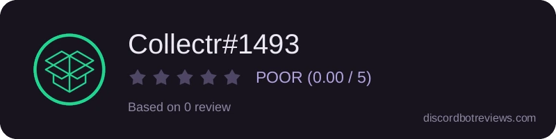 Rating widget preview for Collectr#1493