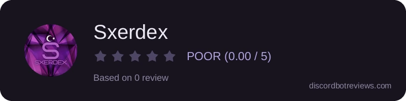 Rating widget preview for Sxerdex