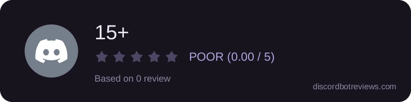 Rating widget preview for 15+