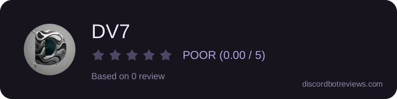 Rating widget preview for DV7
