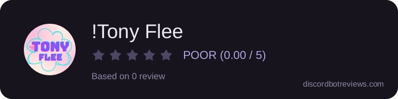 Rating widget preview for !Tony Flee