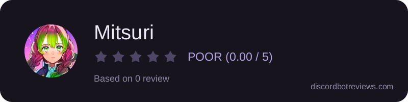 Rating widget preview for Mitsuri