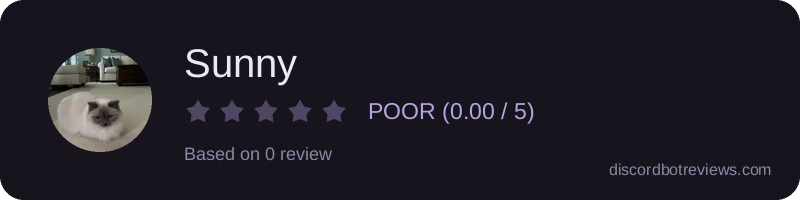 Rating widget preview for Sunny