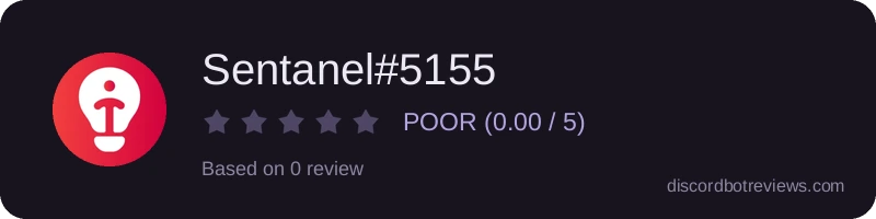 Rating widget preview for Sentanel#5155
