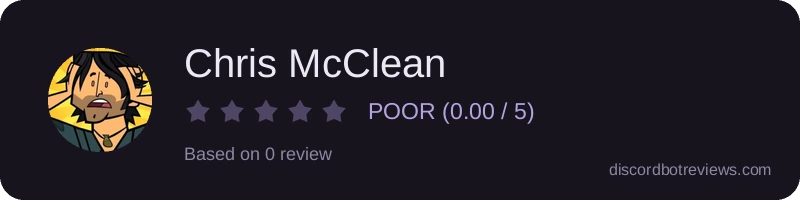 Rating widget preview for Chris McClean