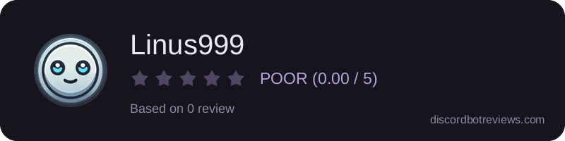 Rating widget preview for Linus999
