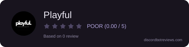 Rating banner for Playful