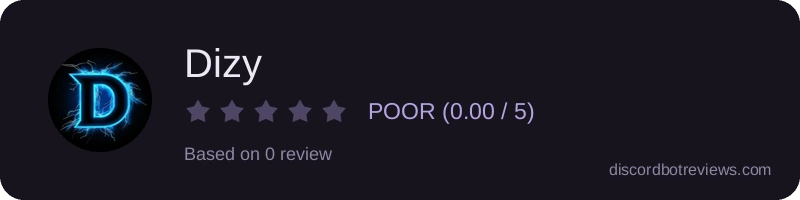 Rating widget preview for Dizy