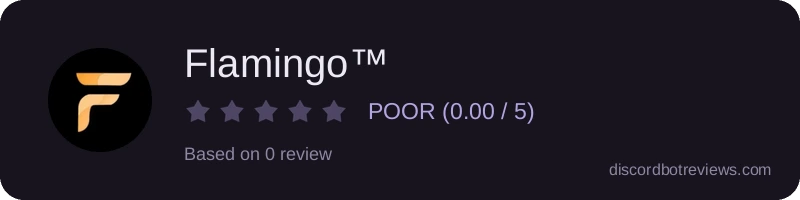 Rating widget preview for Flamingo™