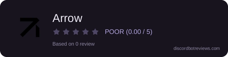 Rating widget preview for Arrow