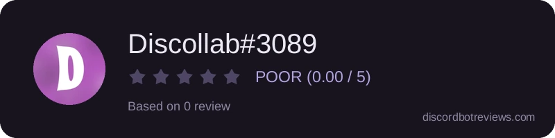 Rating widget preview for Discollab#3089
