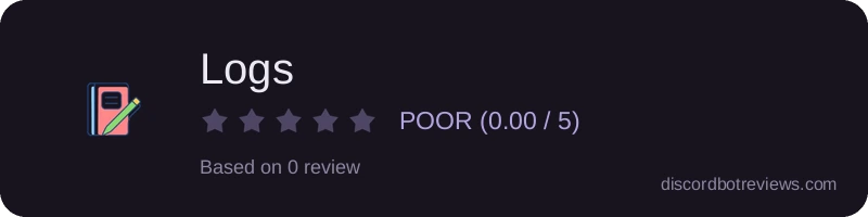 Rating widget preview for Logs