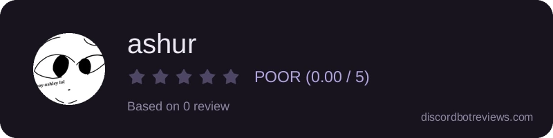 Rating banner for ashur