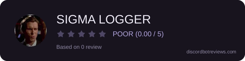 Rating widget preview for SIGMA LOGGER