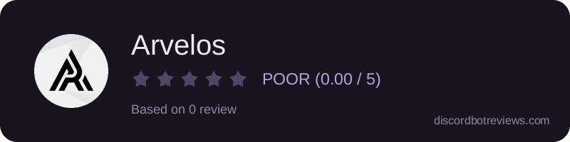 Rating widget preview for Arvelos