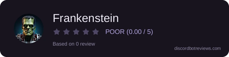 Rating widget preview for Frankenstein