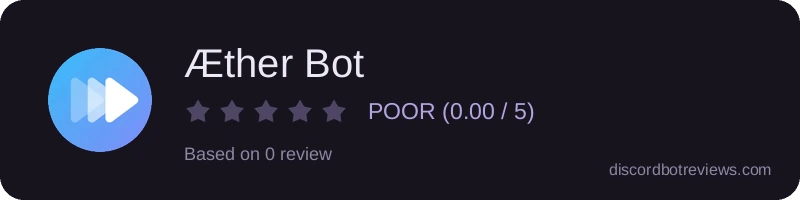 Rating widget preview for Æther Bot