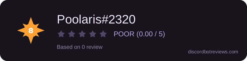 Rating widget preview for Poolaris#2320