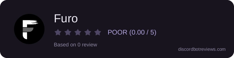 Rating widget preview for Furo