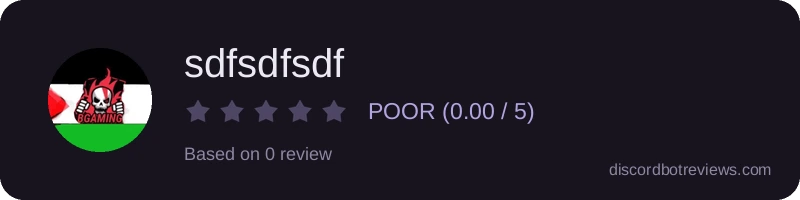 Rating widget preview for sdfsdfsdf