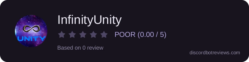 Rating widget preview for InfinityUnity