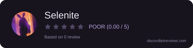 Rating widget preview for Selenite