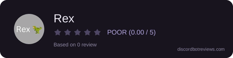 Rating widget preview for Rex